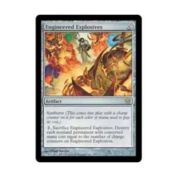 WOTC MtG Fifth Dawn Engineered Explosives (R) NM - Image 1