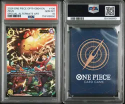 One Piece CCG Nami Zeus Special Alt Art Holo PSA 10 Gem Mint TCG SP - Image 3