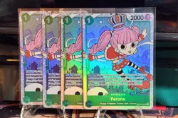 OP12-034 SR Perona One Piece Legacy Of The Master Playset X4 - Image 1