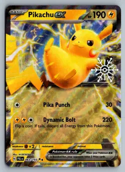 Pikachu ex (Holiday Calendar) Miscellaneous Cards & Products MCAP 063/193 Dou... - Image 1