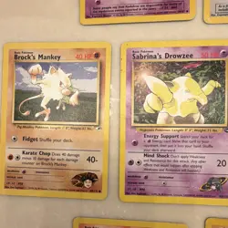 Pokemon TCG Vintage 13-Card Lot 1999 English Team Rocket Gym Neo Base Dark - Image 4