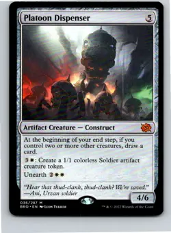 Magic the Gathering Platoon Dispenser The Brothers' War MTG Free Shipping! - Image 1