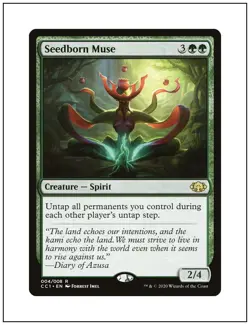 Seedborn Muse, Commander Collection Green, Magic MTG NM - Image 1
