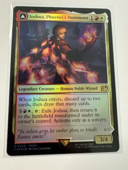 Joshua, Phoenix's Dominant (FOIL) ✅ Final Fantasy ✅ Magic The Gathering (mtg) - Image 1