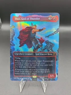 Thor, God of Thunder (Borderless) (0338) Marvel Super Heroes Foil - Image 1