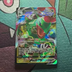Pokemon TCG Rayquaza VMAX 101/159 Crown Zenith Holo Ultra Rare Eng 320HP - Image 1