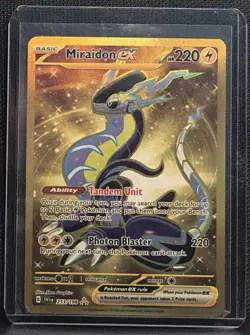 Miraidon ex 253/198 Hyper Rare Scarlet & Violet Pokemon Near Mint - Image 1