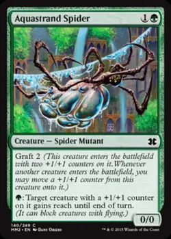 Aquastrand Spider -Foil Light Play MTG Modern Masters 2015 - Image 1