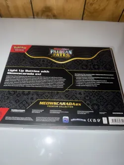 Pokemon TCG Scarlet & Violet—Paldean Fates Meowscarada ex Premium Box English - Image 3