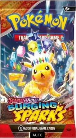 Pokemon TCG Surging Sparks Booster Pack. Sealed And Brand New With Random Art. - Image 1