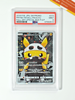 Pokemon PSA 9 Pretend Team Skull Pikachu #013 Sun & Moon Promos 2018 Japanese - Image 1