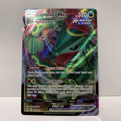 Pokemon Crown Zenith Rayquaza VMAX Ultra Rare Holo Full Art #102/159 - Image 1
