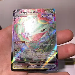 Pokemon Crown Zenith Rayquaza VMAX Ultra Rare Holo Full Art #102/159 - Image 3