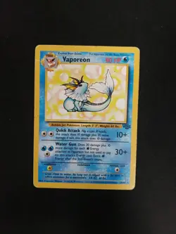 Vaporeon 28/64 Jungle Unlimited (Pokemon TGC) HP - Image 1