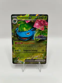 Blastoise Ex 030/142 & Venusaur Ex 001/142 Sv07: Stellar Crown Stamped Promo 2x - Image 2