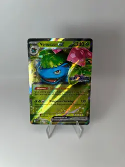 Blastoise Ex 030/142 & Venusaur Ex 001/142 Sv07: Stellar Crown Stamped Promo 2x - Image 3