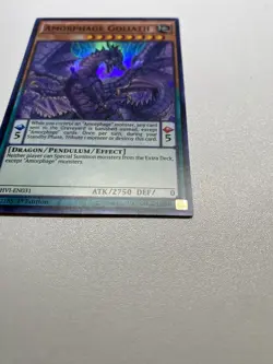 Yugioh Amorphage Goliath 1st Edition Super Rare SHVI-EN031 NM - Image 2