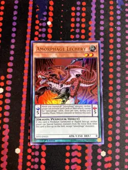 Amorphage Lechery SHVI-EN025 Shining Victories Yu-Gi-Oh 1st Edition NM - Image 1