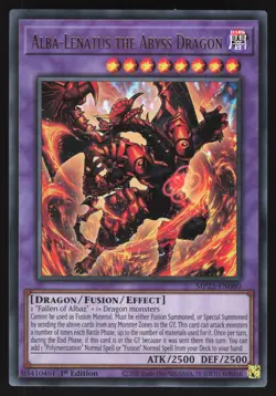 Alba-Lenatus the Abyss Dragon - MP23-EN080 - Ultra Rare - 1st Edition Yugioh - Image 1
