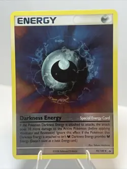 MP Darkness Energy 93/100 Reverse Holo Majestic Dawn AUTHENTIC Pokemon Card - Image 1