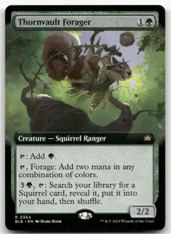 Thornvault Forager (Extended Art) #364 (NM) Bloomburrow BLB Magic MTG - Image 1