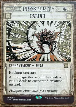 Pariah - Outlaws of Thunder Junction: Breaking News - Magic The Gathering MTG - Image 1
