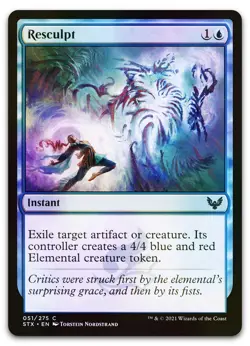 Resculpt #51 (Foil) (NM) Strixhaven STX Magic MTG - Image 1