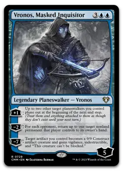Vronos, Masked Inquisitor #729 (NM) Commander Masters CMM Magic MTG - Image 1