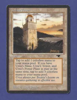 1994 Magic the Gathering - Urza's Tower - Antiquities MTG - Image 1