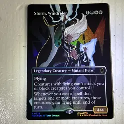 Storm, Windrider (Borderless) Marvel Super Heroes Foil - Image 1