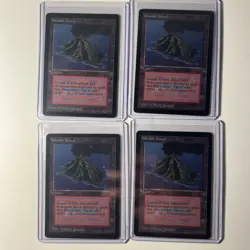 (4) Volcanic Island Beta Proxies Dual Lands Playset MTG / Magic the Gathering - Image 1