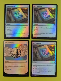 FOIL Sky Diamond x4 Commander Battle for Baldurs Gate 4x Magic the Gathering MTG - Image 1
