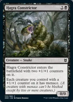 Hagra Constrictor -Foil Near Mint MTG Zendikar Rising - Image 1