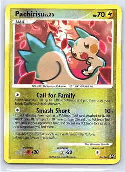 PACHIRISU 5/106 RARE GREAT ENCOUNTERS POKEMON REVERSE HOLO MODERATELY PLAYED - Image 1
