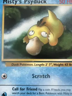 Pokemon TCG Misty's Psyduck Gym Heroes 54/132 MP - Image 2