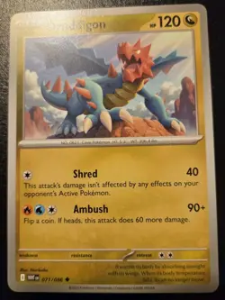 Druddigon 071/086 Uncommon Scarlet & Violet: White Flare Pokemon TCG - Image 1