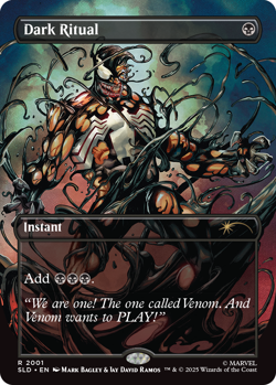 Dark Ritual PRESALE 🔥 COLORS NonFOIL 🔥 MTG NM Venom Spider-Man Secret Lair - Image 1