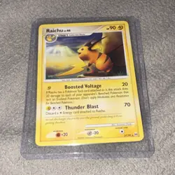 Pokemon TCG Raichu 27/99 Platinum Rare 2009 English non holo 90 HP Stage 1 - Image 1