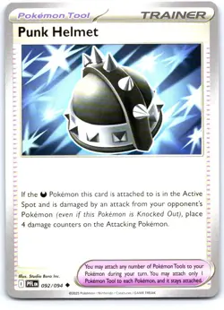 Punk Helmet 092/094 Uncommon Prize Pack Series Cards Pokemon Near Mint - Image 1