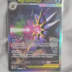 Pokemon Mega Starmie EX 118/088 Me03: Perfect Order Full Art Holo Ultra Rare - Image 1