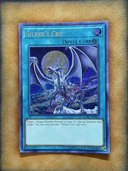 Yugioh Silver’s Cry LCKC-EN034 Secret Rare NM - Image 1