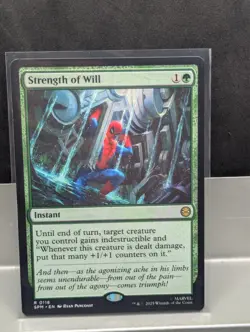 Strength of Will X1 NM Marvel's Spider Man MTG - Image 1