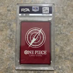 PRE ERRATA 2022 One Piece OP01-003 Monkey D. Luffy Leader EN PSA 10 low PSA pop. - Image 2