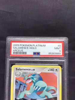 Pokemon Cards: Platinum Arceus Rare Holo: Salamence 8/99 PSA 9 - Image 3