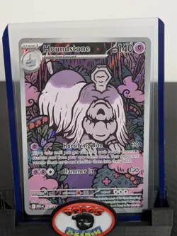 Pokemon Card 2025 HOUNDSTONE Illustration Rare IR 145/132 Mega Evolution MINT - Image 1
