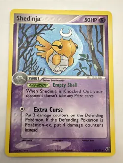 Pokemon Card Shedinja EX Deoxys Rare 14/107 - Image 1