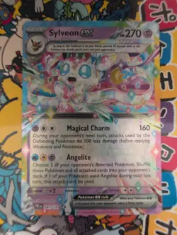 Sylveon EX 041/131 Sv: Prismatic Evolutions Holo Rare Pokemon Card - Image 1