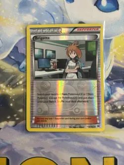 Brigette 134/162 Reverse Holo Pokemon Card Breakthrough - Image 3
