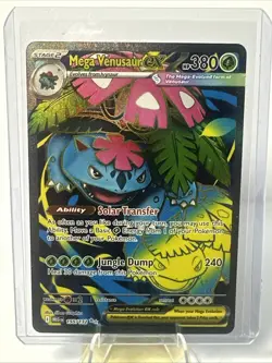 Pokemon TCG Mega Venusaur ex 155/132 Mega Evolutions Secret Rare Card - Image 1