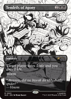 Tendrils of Agony PRESALE 🔥 INKS NonFOIL 🔥 MTG NM Venom Spider-Man Secret Lair - Image 1